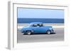 Panned' Shot of Old Blue American Car to Capture Sense of Movement-Lee Frost-Framed Photographic Print