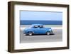 Panned' Shot of Old Blue American Car to Capture Sense of Movement-Lee Frost-Framed Photographic Print