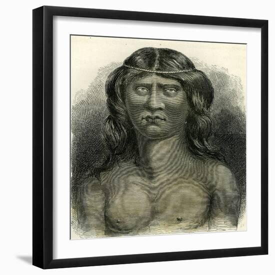 Pano Indian 1869 Peru-null-Framed Giclee Print