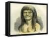 Pano Indian 1869 Peru-null-Framed Stretched Canvas