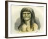 Pano Indian 1869 Peru-null-Framed Giclee Print