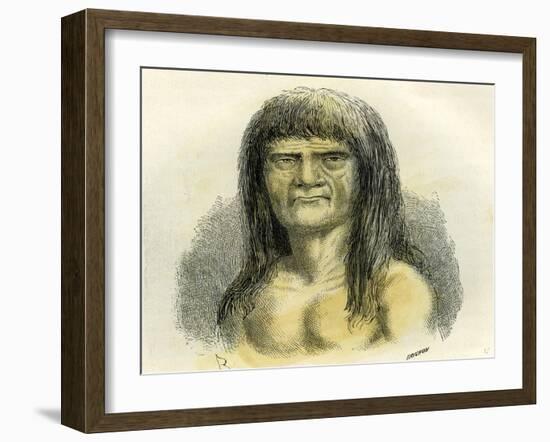 Pano Indian 1869 Peru-null-Framed Giclee Print