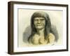 Pano Indian 1869 Peru-null-Framed Giclee Print