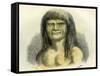 Pano Indian 1869 Peru-null-Framed Stretched Canvas