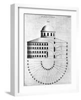 Panopticon -Prison Design by Jeremy Bentham-null-Framed Photographic Print