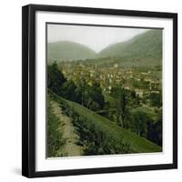 Panorama, Allevard-Les-Bains (Isère, France), around 1900-Leon, Levy et Fils-Framed Photographic Print