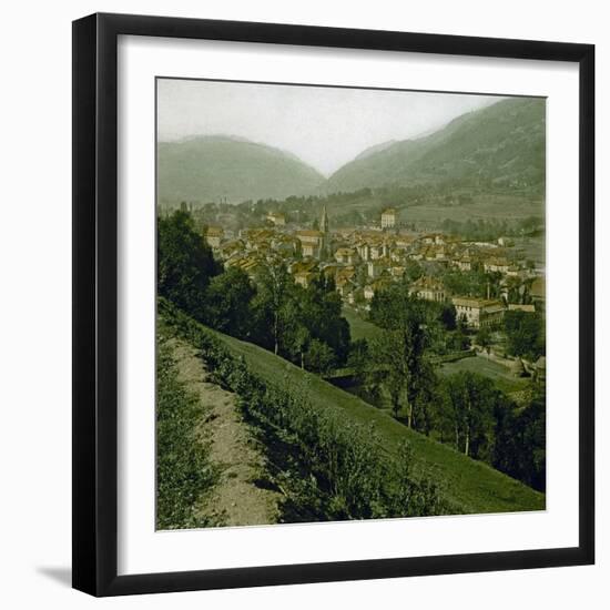 Panorama, Allevard-Les-Bains (Isère, France), around 1900-Leon, Levy et Fils-Framed Photographic Print