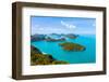 Panorama Ang Thong National Marine Park Islands. Sleeping Cow Island, Three Pillars Island, Ko Wua,-Kalamurzing-Framed Photographic Print