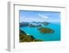 Panorama Ang Thong National Marine Park Islands. Sleeping Cow Island, Three Pillars Island, Ko Wua,-Kalamurzing-Framed Photographic Print