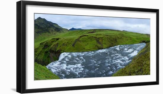 Panorama, Cascades in the Skogaheidi-Catharina Lux-Framed Photographic Print