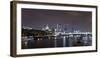 Panorama, City of London, St Paul's Cathedral, Anglican Cathedral, the Thames-Axel Schmies-Framed Photographic Print
