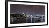 Panorama, City of London, St Paul's Cathedral, Anglican Cathedral, the Thames-Axel Schmies-Framed Photographic Print