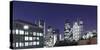 Panorama, City of London, Swiss-Re-Tower, 30 St. Mary Axe, England, Great Britain-Axel Schmies-Stretched Canvas