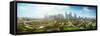 Panorama Cityscape View in the Middle of Kuala Lumpur City Center ,Day Time , Malaysia .-null-Framed Stretched Canvas