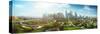 Panorama Cityscape View in the Middle of Kuala Lumpur City Center ,Day Time , Malaysia .-null-Stretched Canvas