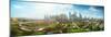 Panorama Cityscape View in the Middle of Kuala Lumpur City Center ,Day Time , Malaysia .-null-Mounted Photographic Print