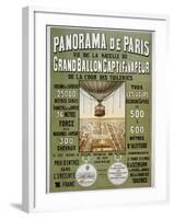 Panorama de Paris-null-Framed Giclee Print