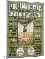 Panorama de Paris-null-Mounted Giclee Print