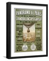 Panorama de Paris-null-Framed Giclee Print