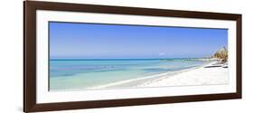 Panorama from Palm Beach on Aruba Island-nilayaji-Framed Photographic Print