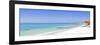 Panorama from Palm Beach on Aruba Island-nilayaji-Framed Photographic Print