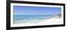 Panorama from Palm Beach on Aruba Island-nilayaji-Framed Photographic Print