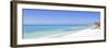 Panorama from Palm Beach on Aruba Island-nilayaji-Framed Photographic Print
