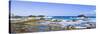 Panorama from the Natural Pool in the Wild Ocean on Aruba-nilayaji-Stretched Canvas