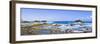 Panorama from the Natural Pool in the Wild Ocean on Aruba-nilayaji-Framed Photographic Print