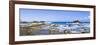 Panorama from the Natural Pool in the Wild Ocean on Aruba-nilayaji-Framed Photographic Print