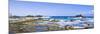 Panorama from the Natural Pool in the Wild Ocean on Aruba-nilayaji-Mounted Photographic Print