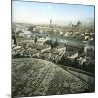 Panorama from the Piazzale Michelangelo, Florence (Italy), Circa 1895-Leon, Levy et Fils-Mounted Photographic Print