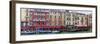 Panorama. Gondolas and Restaurants at Grand Canal. Venice. Italy-Tom Norring-Framed Photographic Print