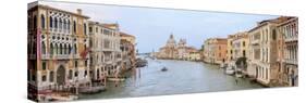 Panorama. Grand Canal. Basilica Di Santa Maria Della Salute in Background. Venice. Italy-Tom Norring-Stretched Canvas