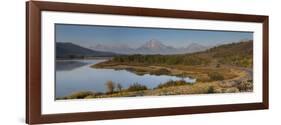 Panorama, Horseshoe Bend, Grand Teton National Park, Wyoming, USA-Tom Norring-Framed Photographic Print