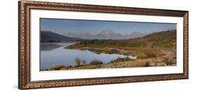 Panorama, Horseshoe Bend, Grand Teton National Park, Wyoming, USA-Tom Norring-Framed Photographic Print