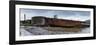 Panorama, Iceland, Djupavik, Former Fish Factory and Ship Wreck-Catharina Lux-Framed Photographic Print