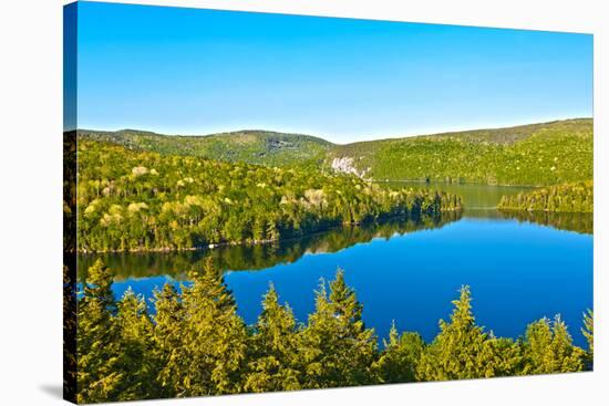 Panorama Lake of Sacacomie  in Quebec Canada-OSTILL-Stretched Canvas