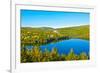 Panorama Lake of Sacacomie  in Quebec Canada-OSTILL-Framed Photographic Print