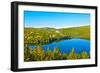 Panorama Lake of Sacacomie  in Quebec Canada-OSTILL-Framed Photographic Print