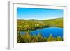 Panorama Lake of Sacacomie  in Quebec Canada-OSTILL-Framed Photographic Print