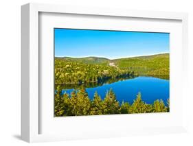 Panorama Lake of Sacacomie  in Quebec Canada-OSTILL-Framed Photographic Print