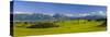 Panorama Landscape in Bavaria-filmfoto-Stretched Canvas