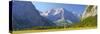 Panorama Landscape in Bavaria-filmfoto-Stretched Canvas