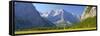 Panorama Landscape in Bavaria-filmfoto-Framed Stretched Canvas