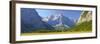 Panorama Landscape in Bavaria-filmfoto-Framed Photographic Print