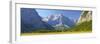 Panorama Landscape in Bavaria-filmfoto-Framed Photographic Print