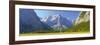 Panorama Landscape in Bavaria-filmfoto-Framed Photographic Print