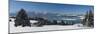 Panorama Landscape in Bavaria-filmfoto-Mounted Photographic Print