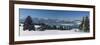 Panorama Landscape in Bavaria-filmfoto-Framed Photographic Print